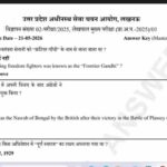 यूपी लेखपाल मुख्य परीक्षा 2026 की प्रोविजनल आंसर-की जारी, 28 मई तक कर सकेंगे चेक